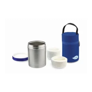 NUVITA BOITE THERMIQUE ALIMENTAIRE EN ACIER INOXYDABLE 1000 ML AVEC SAC DE TRANSPORT - 1478 PRO
