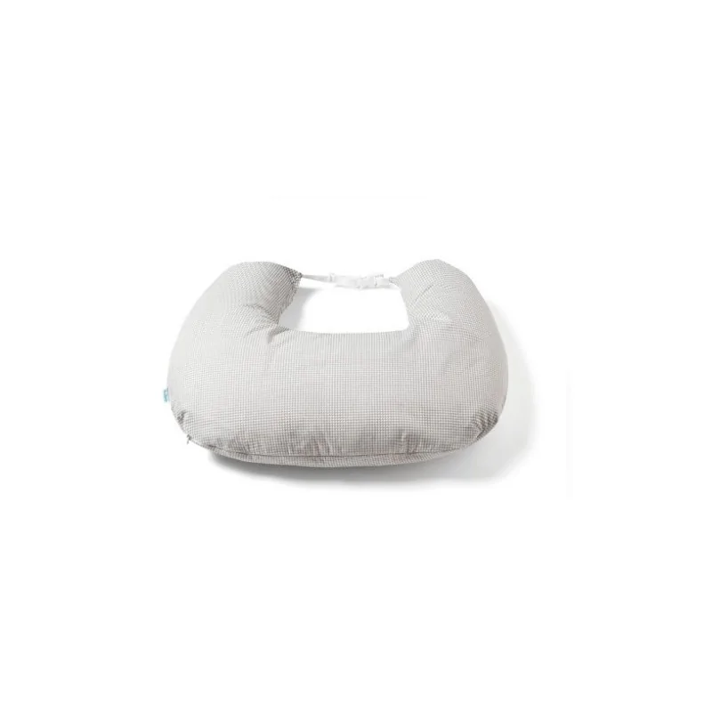 NUVITA COUSSIN D'ALLAITEMENT HYPOALLERGÉNIQUE, RESPIRANT, IMPERMÉABLES À L’EAU - FEEDFRIEND GRIGIO BIANCO – Image 2