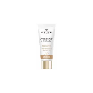 NUXE PRODIGIEUX LE TEINT ECLAT 02 BB CREME HYDRATANTE MEDIUM 30 ML