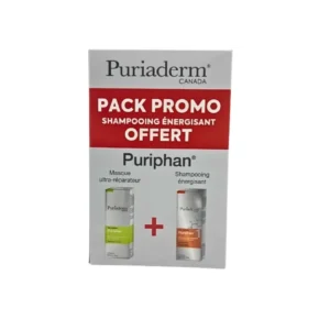 Puriaderm Pack Puriphan Masque Ultra-Reparateur 200ml+Puriphan Shampoing Energissant