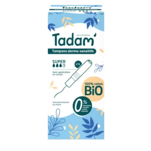 Tadam’ Tampons Dermo Sensitifs avec Applicateur Super X14