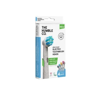 THE HUMBLE TETE DE BROSSE À DENTS ÉCOLOGIQUE À BASE DE PLANTES COMPATIBLE ORALE B / PACK DE 4