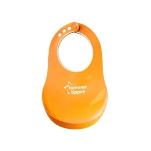 Tommee Tippee Bavoir avec Fermoir Réglable Orange