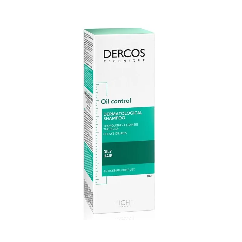 VICHY DERCOS SHAMPOOING TRAITANT SEBO-CORRECTEUR 200ml – Image 2
