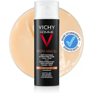 VICHY HOMME HYDRA MAG C 50ml Soin Hydratant Anti-Fatigue
